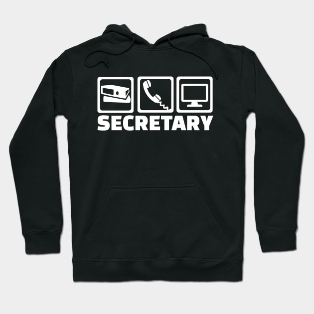 Secretary Hoodie by Designzz